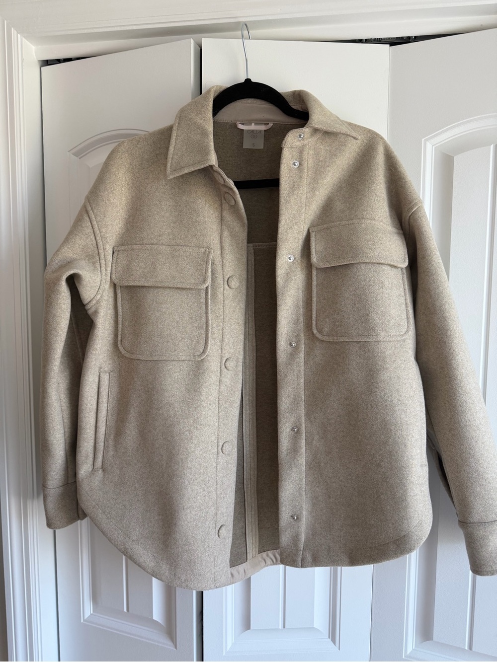 Calia Beige Shacket Jacket